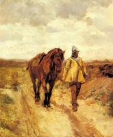 Meissonier, Jean-Louis Ernest - A Man of Arms and His Horse